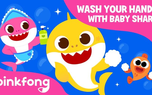 There Is A Baby Shark Hand Washing Song